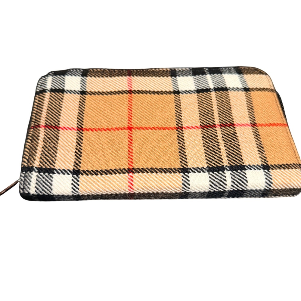 Briomhar Tartan Wallet  OS Thomson Camel New Plaid Zip Organizer